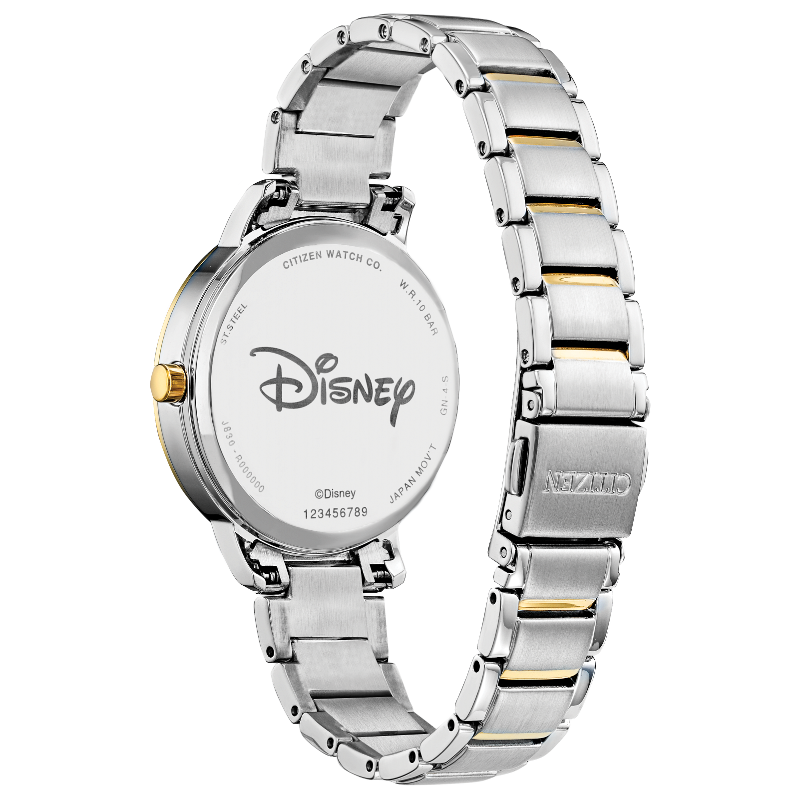 Reloj Citizen Plateado Mickey Crystal Disney FE7044-52W | Elegancia relojería